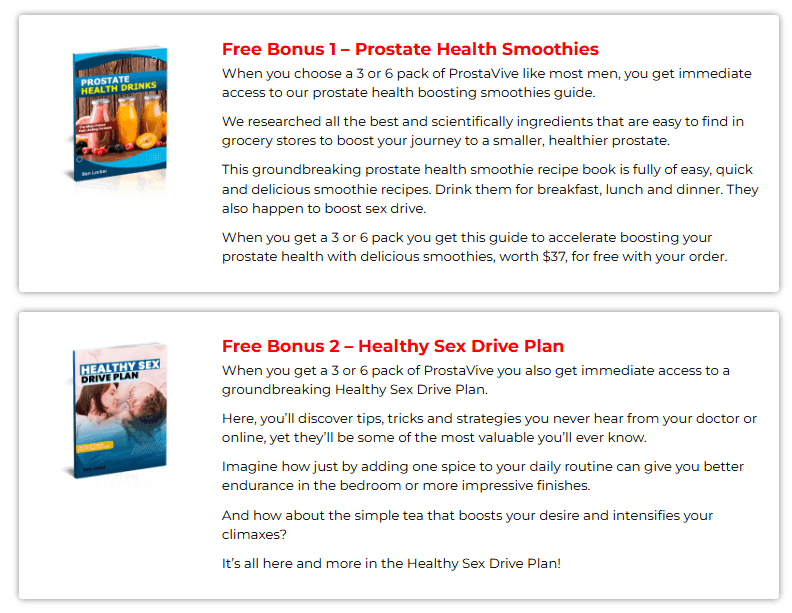 Prostavive Free Bonus